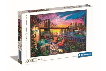 Puzzle 3000 pièces Manhattan Balcony Sunset Bon état - Clementoni reconditionné disponible sur Darty