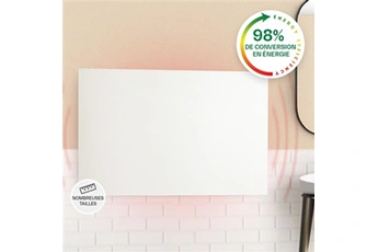 Radiateur Infrarouge Fixation Murale Wonderwall Air Infinite 90x60 cm 580 W Blanc Bon état - Klarstein reconditionné disponible sur Darty