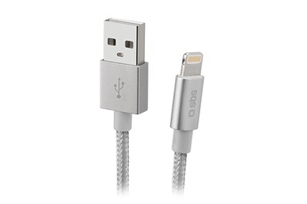 Câble tressé Lightning USB A pour Apple Argent Très bon état - N/A reconditionné disponible sur Darty