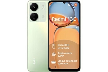 Acheter Smartphone Redmi 13C vert 6.74 RAM 4 Go stockage 128 Go État correct - 125,00 € Smartphone Redmi 13C vert 6.74 RAM 4 Go stockage 128 Go État correct - Xiaomi reconditionné disponible sur Darty