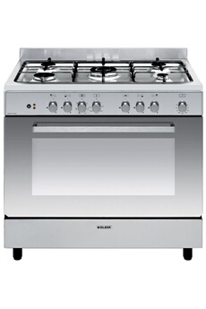 GE960CBIX2 - Cuisinière - pose libre - largeur : 90 cm - profondeur : 60 cm - hauteur : 91 cm - avec système auto-nettoyant - classe A - inox État correct - N/A (je n'ai pas trouvé de marque connue reconditionné disponible sur Darty