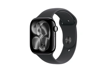 Acheter Watch Series 11 GPS 46mm Boitier en Aluminium Noir de Jais avec Bracelet Sport Noir - M/L Très bon état - 455,99 € Watch Series 11 GPS 46mm Boitier en Aluminium Noir de Jais avec Bracelet Sport Noir - M/L Très bon état - Apple reconditionné disponible sur Darty