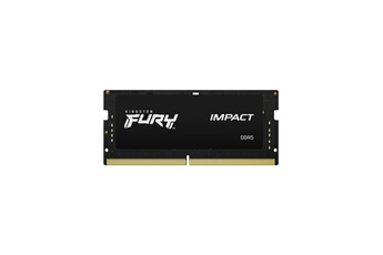 FURY Impact - DDR5 - module - 16 Go - SO DIMM 262 broches - 4800 MHz / PC5-38400 - CL38 - 1.1 V - mémoire sans tampon - on-die ECC - pour Intel Next Bon état - Kingston reconditionné disponible sur Darty