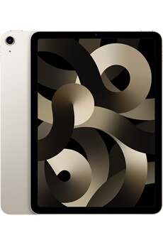 IPAD AIR 10,9"" PUCE APPLE M1 64 GO LUMIERE STELLAIRE Wi-Fi 5EME GENERATION 2022 Bon état - Apple reconditionné disponible sur Darty