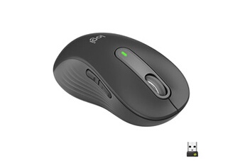 Sans Fil pour gaucher Signature M650 L Left Pour Mains Larges, Silencieuse, Bluetooth, Boutons Programmables - Graphite Bon état - Logitech reconditionné disponible sur Darty