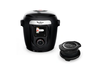 Acheter Multicuiseur intelligent Cookeo haute pression connecte + couvercle Extracrisp YY5449FB Bon état - 251,99 € Multicuiseur intelligent Cookeo haute pression connecte + couvercle Extracrisp YY5449FB Bon état - Moulinex reconditionné disponible sur Darty