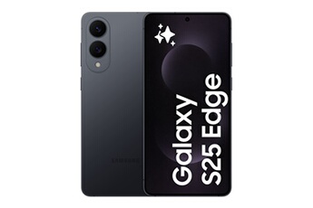 Galaxy S25 Edge 5G 512 Go Noir Bon état - Samsung reconditionné disponible sur Darty