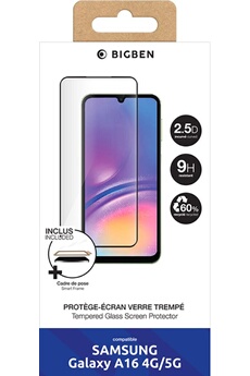 Verre trempé pour Galaxy A16 4G/5G + SmartFrame Bon état - BBC reconditionné disponible sur Darty