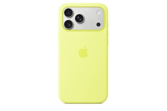 Coque en silicone avec MagSafe pour iPhone 17 Pro Max - Jaune fluo Bon état - Apple reconditionné disponible sur Darty