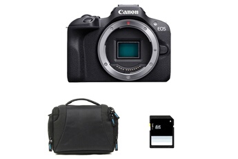 EOS R100 Nu + Sac + Carte SD 8 Go Bon état - Canon reconditionné disponible sur Darty