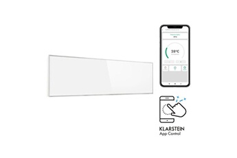 Radiateur infrarouge - Wonderwall Smart - Panneau chauffant - 100x30cm - 300W - WiFi - IP24 - Blanc Bon état - Klarstein reconditionné disponible sur Darty