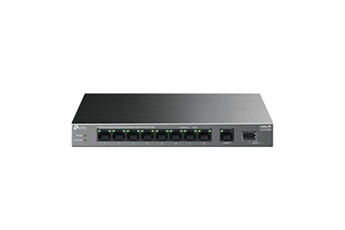 LiteWave LS1210GP V1 - Commutateur - 8 x 10/100/1000 (PoE+) + 1 x 10/100/1000 + 1 x Gigabit SFP - de bureau, fixation murale - PoE+ (61 W) Très bon état - TP-Link reconditionné disponible sur Darty