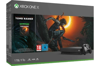 XBOX ONE X + SHADOW OF TOMB RAIDER État correct - Microsoft reconditionné disponible sur Darty