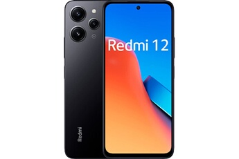 Smartphone Redmi 12 6,79"" 128 GB 4 GB RAM Noir État correct - Xiaomi reconditionné disponible sur Darty