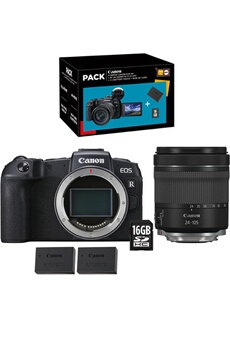 PACK EOS RP + RF 24-105 mm f/4-7.1 IS STM + Seconde Batterie LP-E17 + Carte SD 16Go Très bon état - Canon reconditionné disponible sur Darty