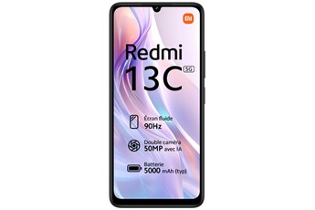 Xiaomi Redmi 13C 5G 4 128 Noir Bon état - Xiaomi reconditionné disponible sur Darty