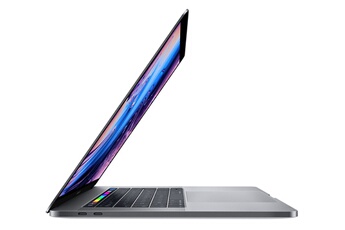 MacBook Pro 15.4"" Modèle 2018 Touch Bar 256 Go SSD 16 Go RAM Intel Core i7 hexacour à 2,2 GHz Gris sidéral État correct - Apple reconditionné disponible sur Darty
