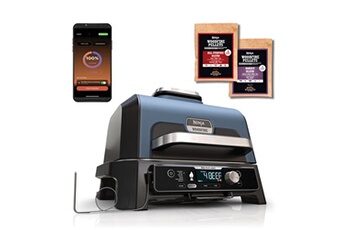 BARBECUE D'EXTERIEUR ET FUMOIR ELECTRIQUE NINJA WOODFIRE PRO CONNECT OG901EU Bon état - Ninja reconditionné disponible sur Darty