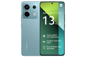 Redmi Note 13 Pro 256Go Bleu 5G Bon état - Xiaomi reconditionné disponible sur Darty