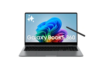 Acheter Galaxy Book5 360 écran tactile 15,6'' FHD Copilot+PC Intel Core Ultra 7 16 Go RAM 1 To SSD Anthracite Bon état - 1504,99 € Galaxy Book5 360 écran tactile 15,6'' FHD Copilot+PC Intel Core Ultra 7 16 Go RAM 1 To SSD Anthracite Bon état - Samsung reconditionné disponible sur Darty