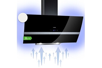 Hotte aspirante - Clara 90 - Hotte inclinée - 509m³/h - CEE A++ - 3 vitesses - Noir Bon état - Klarstein reconditionné disponible sur Darty