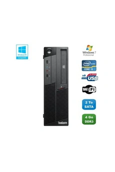 Acheter Pc lenovo thinkcentre m90p 5864 core i5-650 3.2ghz 4go 2to graveur wifi win 7 Bon état - 179,00 € Pc lenovo thinkcentre m90p 5864 core i5-650 3.2ghz 4go 2to graveur wifi win 7 Bon état - N/A reconditionné disponible sur Darty