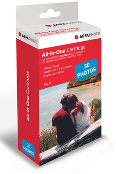 Acheter Cartouche et papier photo instantané kit 30 photos Bon état - 11,99 € Cartouche et papier photo instantané kit 30 photos Bon état - Agfa reconditionné disponible sur Darty
