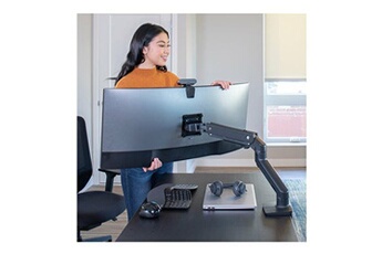 HX - Kit de montage (bras articulé, fixation par pince pour bureau, bras prolongateur, montage par passe-câble, pivot) - Technologie de force Bon état - Ergotron reconditionné disponible sur Darty