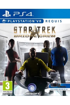 Star Trek Bridge Crew VR PS4 Très bon état - Ubisoft reconditionné disponible sur Darty