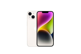 iPhone 14 6,1'' 128 Go Lumiere Stellaire - Reconditionné Avec Batterie neuve