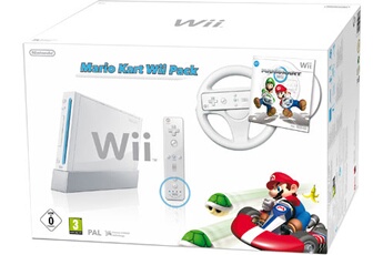 Acheter WII BLANCHE+MARIO KART+VOLANT Bon état - 129,00 € WII BLANCHE+MARIO KART+VOLANT Bon état - Nintendo reconditionné disponible sur Darty