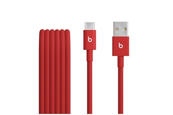 USB-A vers USB-C 1.5 m Rouge pour iPhone Très bon état - Beats reconditionné disponible sur Darty