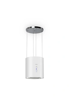 Barett - Hotte - hotte îlot - largeur : 35 cm - profondeur : 35 cm - recyclage - blanc Bon état - Klarstein reconditionné disponible sur Darty