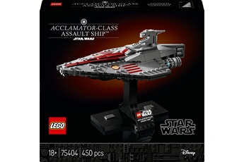 LEGO Star Wars 75404 Le transport d'assaut de classe Acclamator Bon état - LEGO Star Wars reconditionné disponible sur Darty