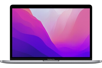 MACBOOK PRO 13'' 256GO SSD 8GO RAM PUCE M2 CPU 8 COEURS GPU 10 COEURS GRIS SIDERAL État correct - Apple reconditionné disponible sur Darty