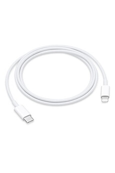 Câble USB-C vers Lightning pour iPhone/iPad/iPod 1m Blanc Très bon état - Apple reconditionné disponible sur Darty