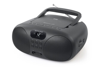 MD-208 BT portable Bluetooth & FM avec lecteur CD Noir Bon état - Muse reconditionné disponible sur Darty