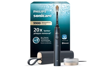 HX9992/12 Sonicare 9900 DiamondClean Prestige Bleu Bon état - Philips reconditionné disponible sur Darty
