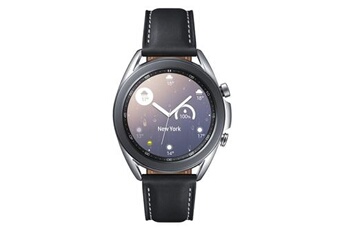 Galaxy Watch 3 - 41 mm - argent mystique - montre intelligente avec bande - cuir - affichage 1.2"" - 8 Go - Wi-Fi, NFC, Bluetooth - 48.2 g Bon état - Samsung reconditionné disponible sur Darty