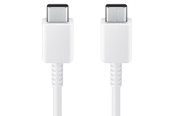 Câble USB C vers USB C, longueur 1,8m, charge rapide 25W Bon état - Samsung reconditionné disponible sur Darty