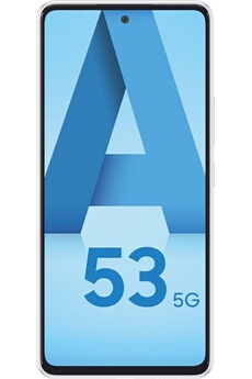 Acheter Galaxy A53 5G - 5G smartphone - double SIM - RAM 6 Go / Mémoire interne 128 Go - microSD slot - écran OEL - 6.5"" - 2400 x 1080 pixels (120 Hz) - 4x État correct - 159,00 € Galaxy A53 5G - 5G smartphone - double SIM - RAM 6 Go / Mémoire interne 128 Go - microSD slot - écran OEL - 6.5"" - 2400 x 1080 pixels (120 Hz) - 4x État correct - Samsung reconditionné disponible sur Darty