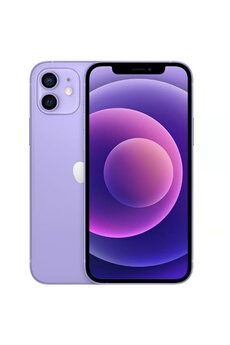 iPhone 12 6,1"" 128 Go Violet Reconditionné avec BATTERIE NEUVE Très bon état - Apple reconditionné disponible sur Darty
