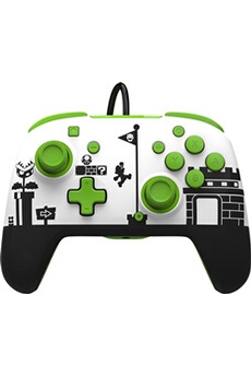 Acheter Manette filaire Super Mario pour Nintendo Switch/Nintendo Switch Modèle OLED Vert et Blanc Bon état - 17,99 € Manette filaire Super Mario pour Nintendo Switch/Nintendo Switch Modèle OLED Vert et Blanc Bon état - N/A reconditionné disponible sur Darty