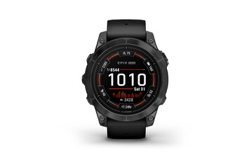 epix Pro (Gen 2) - 47mm, Acier, Gray avec bracelet noir Très bon état - Garmin reconditionné disponible sur Darty