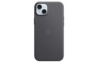Coque en tissage fin avec MagSafe pour iPhone 15 Plus- Noir