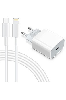 Acheter Chargeur USB C 20W avec Cable lightning 1m Bon état - 17,99 € Chargeur USB C 20W avec Cable lightning 1m Bon état - N/A reconditionné disponible sur Darty