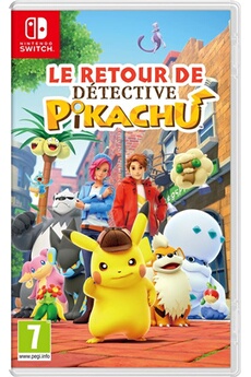 Acheter Le retour de Détective Pikachu Switch Bon état - 39,95 € Le retour de Détective Pikachu Switch Bon état - Nintendo reconditionné disponible sur Darty