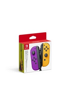 Acheter Paire de manettes Joy-Con Switch violet neon et orange Bon état - 59,90 € Paire de manettes Joy-Con Switch violet neon et orange Bon état - Nintendo reconditionné disponible sur Darty