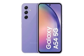 Acheter Galaxy A54 5G 8Go/256Go Violet (Awesome Violet) Double SIM A546B État correct - 200,00 € Galaxy A54 5G 8Go/256Go Violet (Awesome Violet) Double SIM A546B État correct - Samsung reconditionné disponible sur Darty
