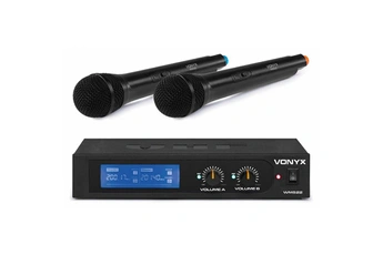 Acheter WM522 - Set de 2 microphones sans fil - 2 Canaux, système VHF avec valise de transport fournie Très bon état - 66,95 € WM522 - Set de 2 microphones sans fil - 2 Canaux, système VHF avec valise de transport fournie Très bon état - Vonyx reconditionné disponible sur Darty